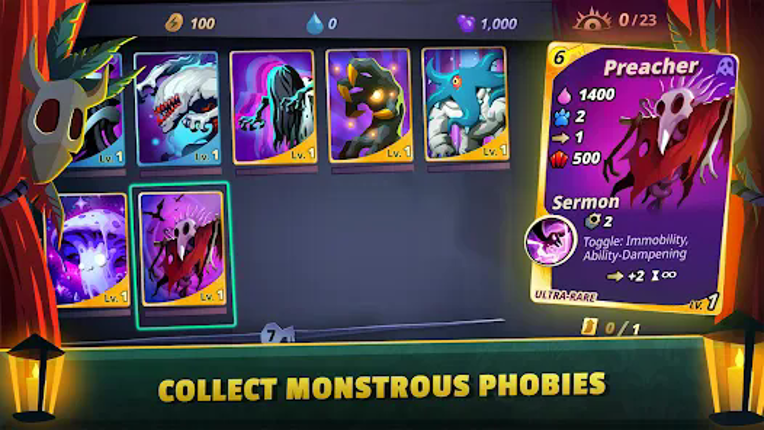 Phobies: PVP Card Battle screenshot