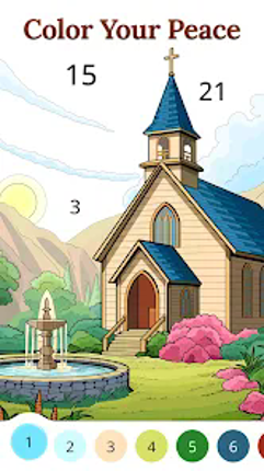 Bible Coloring Paint By Number screenshot