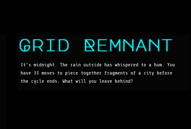 Games like GRID REMNANT