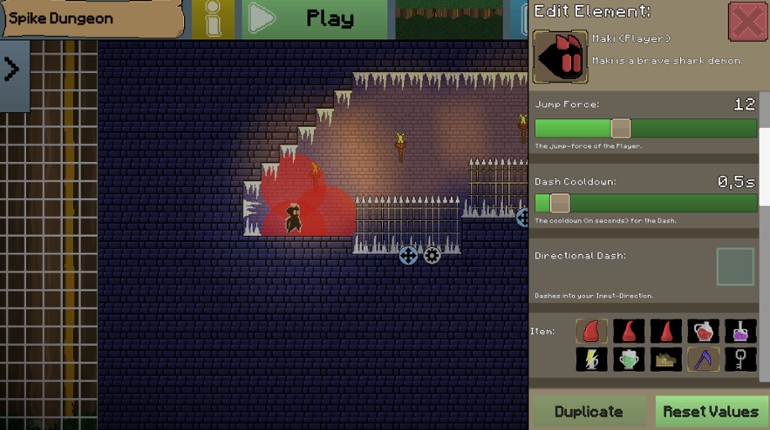 Makis Adventure: Level Editor screenshot