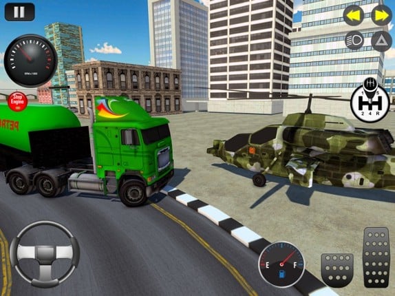 Real Service Truck Drive City screenshot