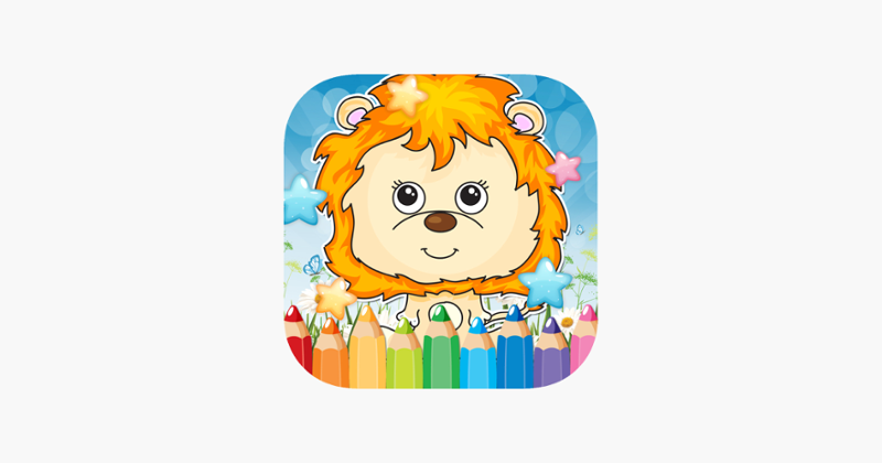 Safari Animals Drawing Coloring Book - Cute Caricature Art Ideas pages for kids Image