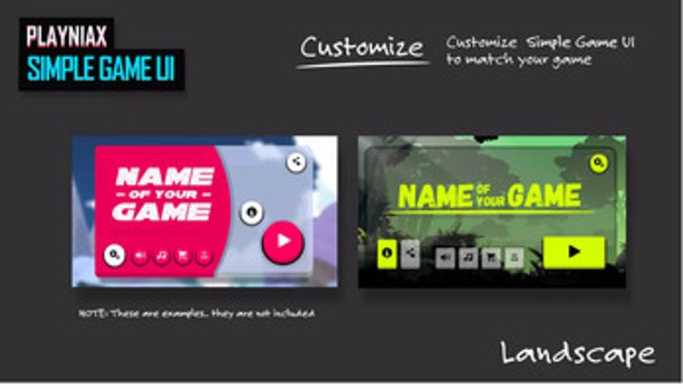 SimpleGameUI - Unity UI Template screenshot