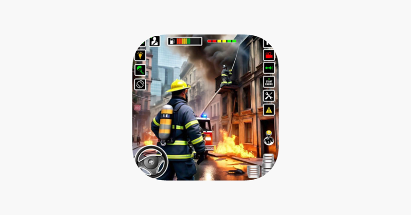 US Firefighter Truck Rescue Game Cover