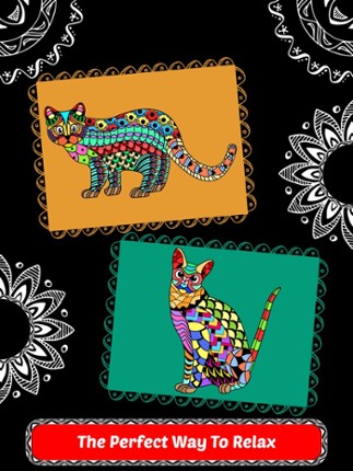 Creative Cats Art Class-Stress Relieving Coloring Books for Adults FREE screenshot