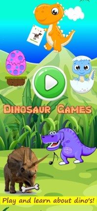 Dinosaur Games For Kids - FULL screenshot