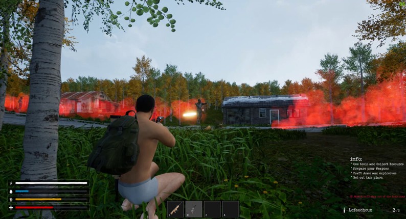 Forbidden zone screenshot