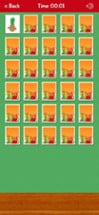 Fruits Vegetables Memory Game Image