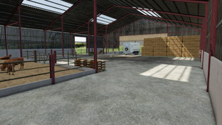 FS25 UK Large Beef Shed - V2 Image