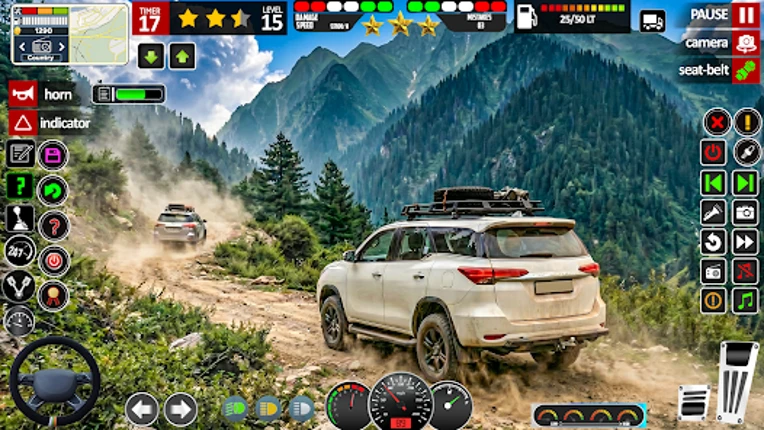 SUV Offroad 4x4 Jeep Game 3d screenshot