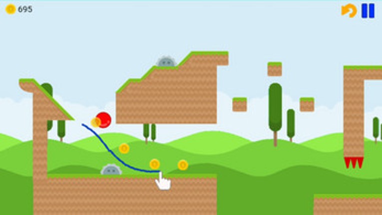 Draw For Ball: Red Ball Adventure Image