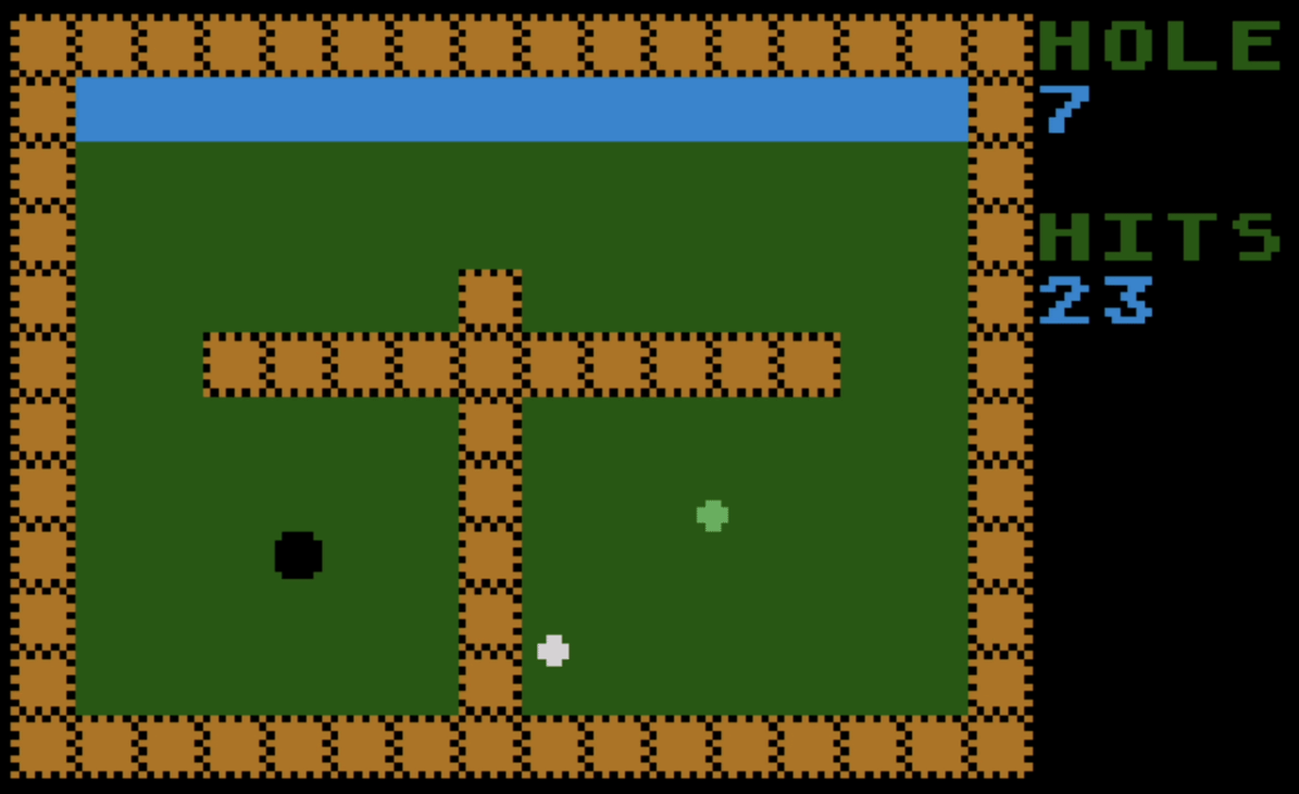 Games like Mini Golf (Atari 8 Bit) by Eric Carr