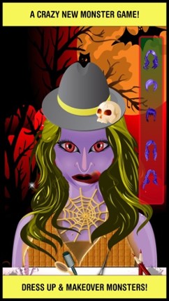 Monster Dress Up High School Salon Party: make-up hair makeover games for girl teens kids screenshot