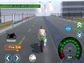 Moto Bike Escape Police City Image