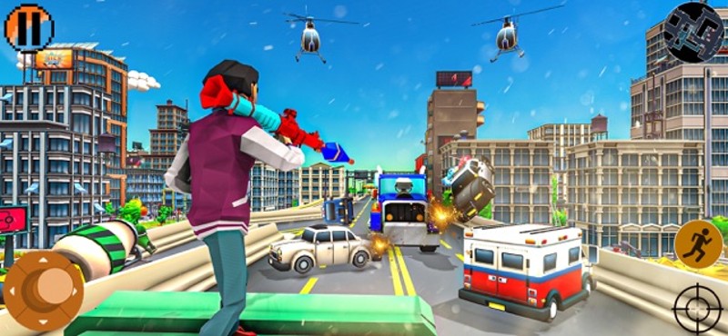 Pixel Shooting City Craft War screenshot