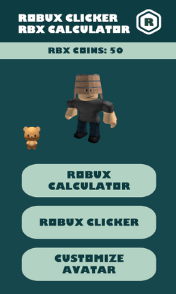 Robux Clicker & Rbx Calculator screenshot