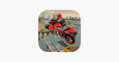 Stunt Bike Rider On Impossible Image