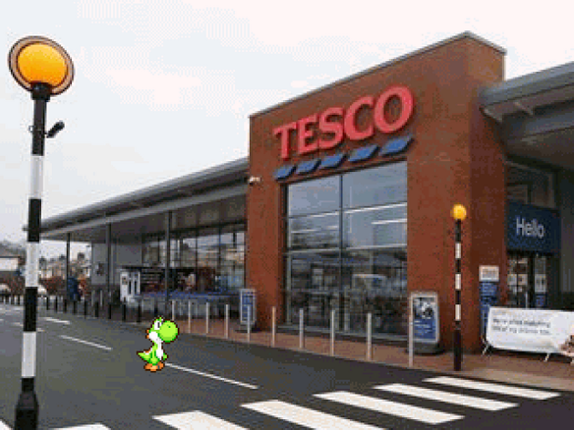 Yoshi Goes to Tesco Image