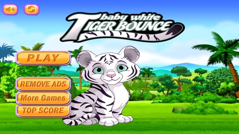Baby White Tiger Bounce : Sky Dash with Mittens the Super Sonic Cub Image