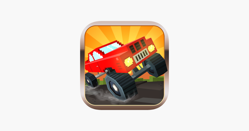 Blocky Racing - Race Block Cars on City Roads Game Cover