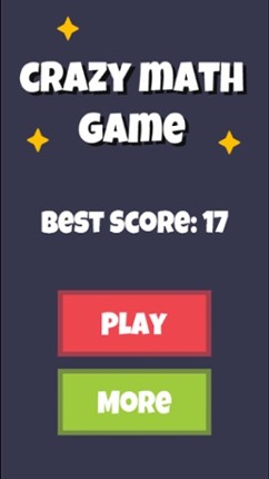 Crazy Math Game - Learn Funny Mathematic And Freaking Challenge Image