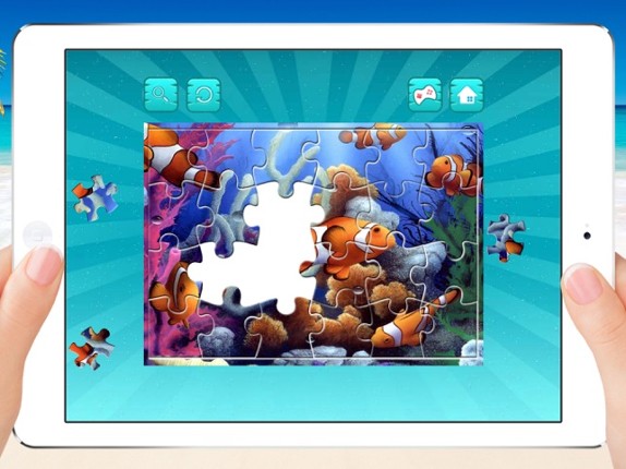 Fish Jigsaw Puzzles Fun, Sea world Puzzle for Kids screenshot