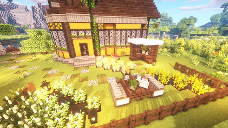Craft Building Block World 3D Image