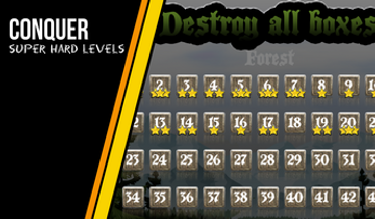 Destroy all boxes - Free screenshot