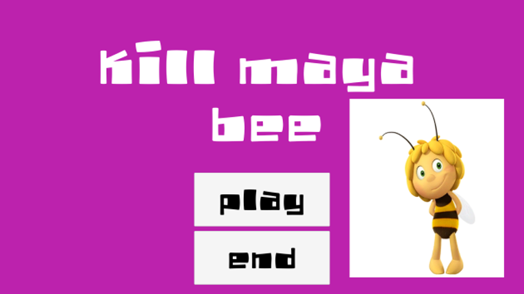 Kill Maya Bee Game Cover