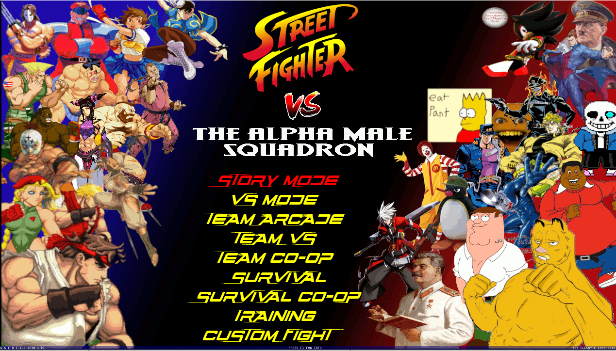 Games like Street Fighter Vs. The Alpha Male Squadron