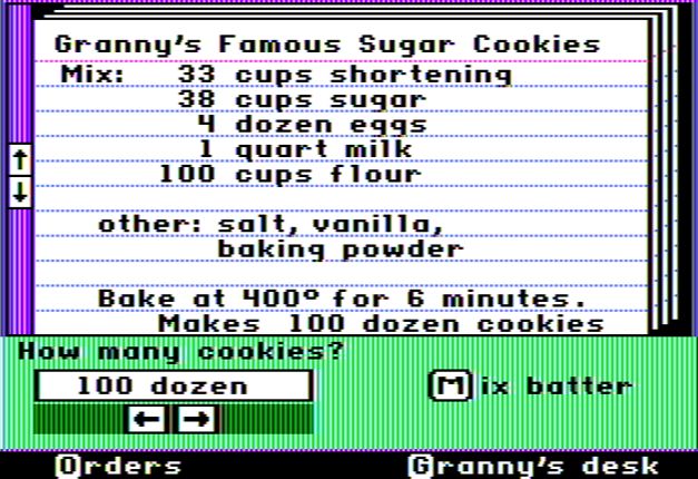 Granny Applebee's Cookie Factory screenshot