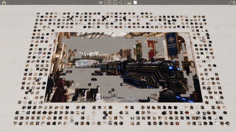 Jigsaw Diorama: The Alchemist and the Eclipse Image