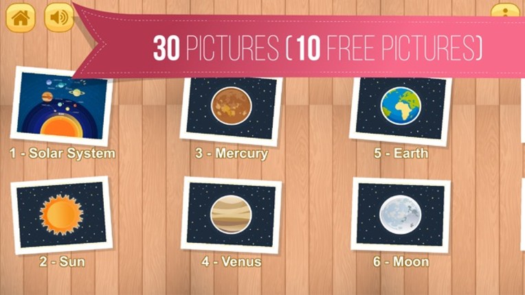 Kids Jigsaw Puzzle World : Astronomy &amp; Universe - Game for Kids for learning screenshot