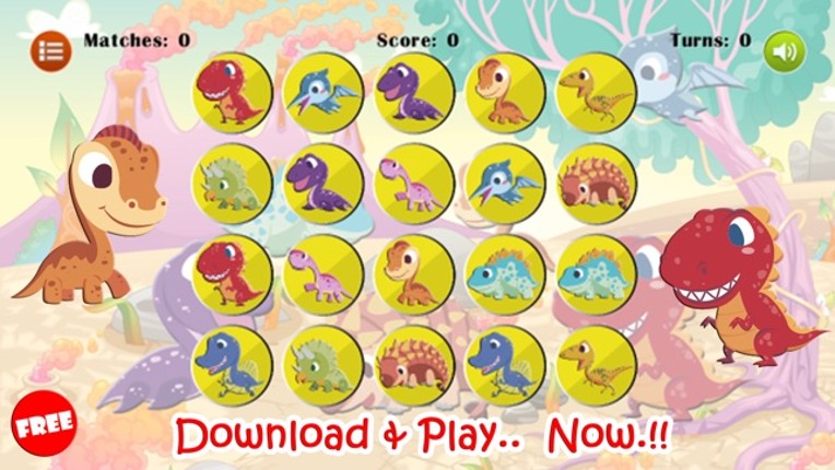 Little Dinosaur Quest - Match Games Free For Kids screenshot