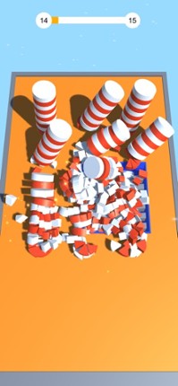 Shredder vs Cubes screenshot