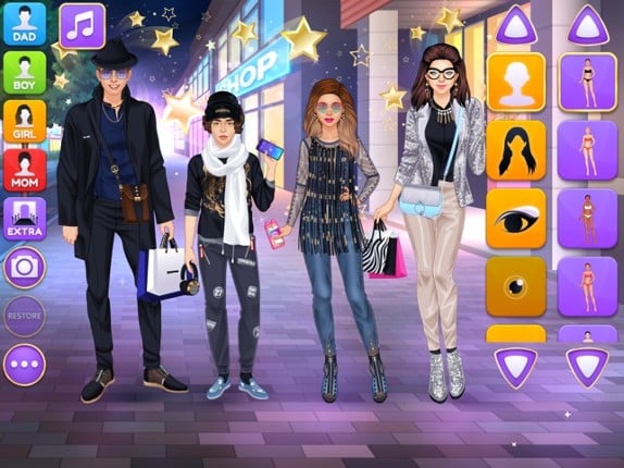 Superstar Family Dress Up Game screenshot