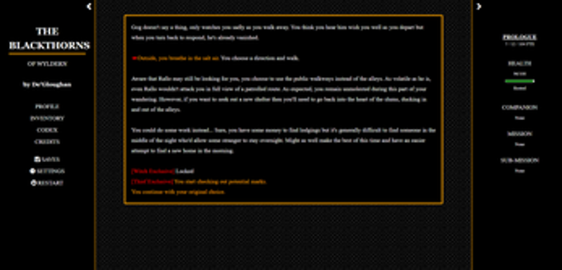 The Blackthorns: Wyldern Image