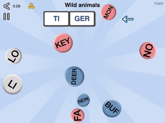 Word Domino lite, letter games screenshot