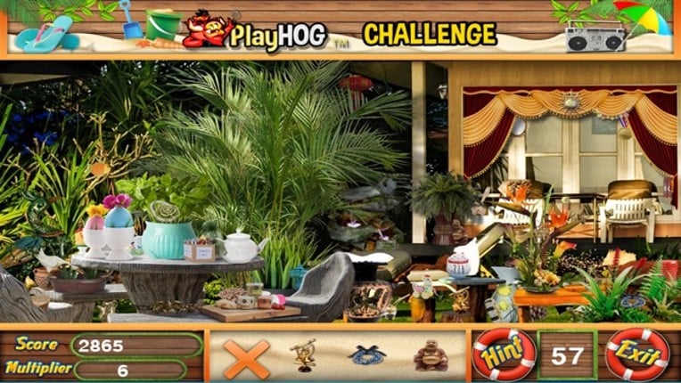 Beach Resort - Hidden Object Image