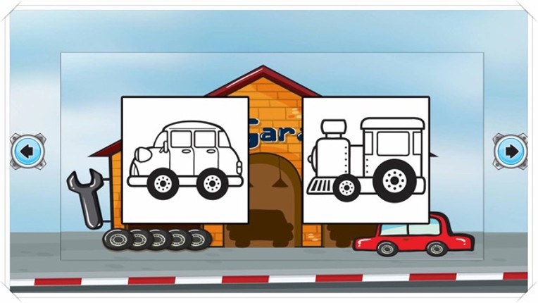 Car Coloring Painting And Drawing Game for Baby or Kid Doodle Picture screenshot