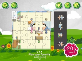 Cartoon jigsaw puzzles game Image