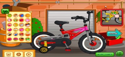 Clean Up, Bike Car Wash Games Image