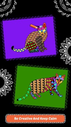 Creative Cats Art Class-Stress Relieving Coloring Books for Adults FREE screenshot