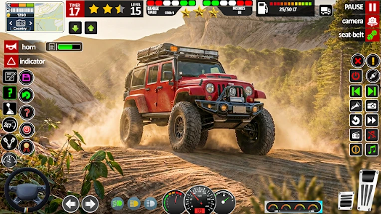 SUV Offroad 4x4 Jeep Game 3d screenshot