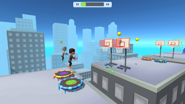 Jump Up 3D: Basketball game screenshot