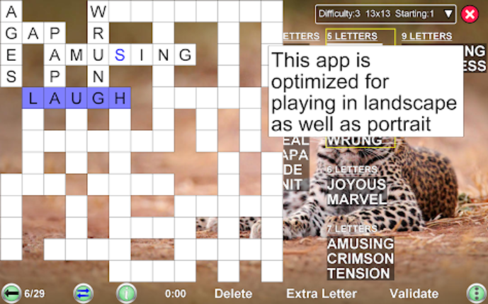 Word Fit Puzzle screenshot