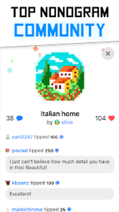 Falcross Infinite Nonograms screenshot