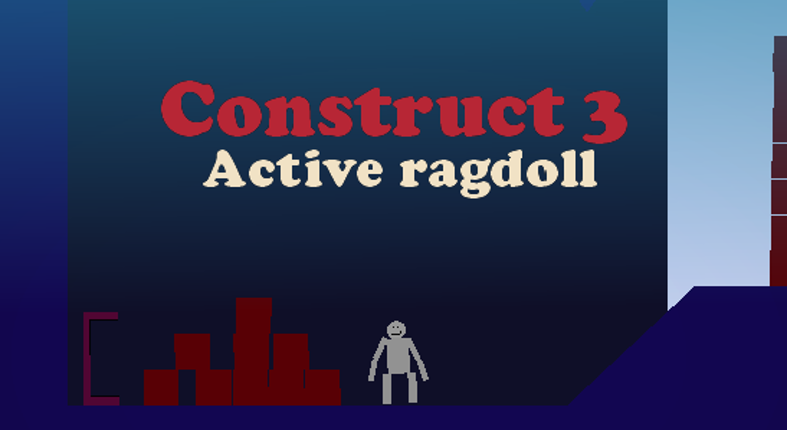 Construct 3 Active Ragdoll thing Game Cover