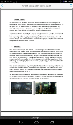 How To Make Short Successful Games - E Book screenshot