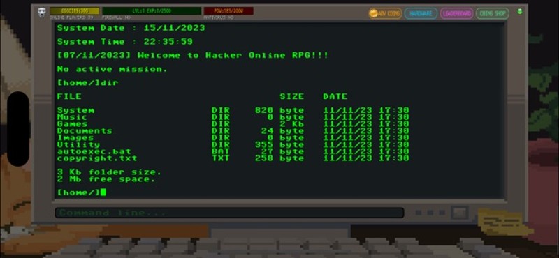 Hacker Online RPG Image